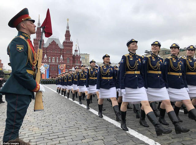 Ngoài Moscow, lễ duyệt binh năm nay dự kiến sẽ diễn ra ở 28 thành phố lớn của Nga với các quy mô khác nhau. (Ảnh: Getty)
