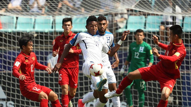 U20 Việt Nam đã có những cơ hội ở hiệp 1.