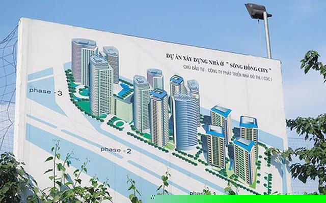 Dự án Sông Hồng City đã được phê duyệt quy hoạch chi tiết 1/500 từ năm 1995 dự tính sẽ là một quần thể công trình bao gồm khu nhà ở, khu văn phòng thương mại, khách sạn... nhưng đến nay vẫn nằm trên giấy.