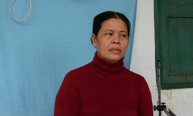 Nữ thầy cúng Nguyễn Thị Một.
