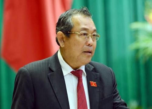 Ông Trương Hòa Bình, Chánh án Tòa án nhân dân tối cao. (Ảnh: VnExpess).