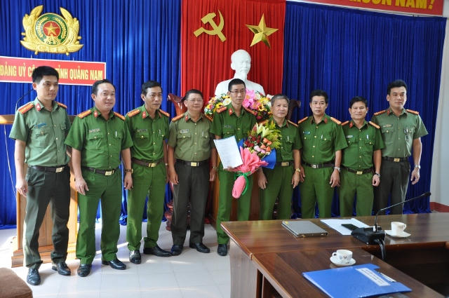 Công an tỉnh Quảng Nam thành lập Đội Cảnh sát phòng chống tội phạm sử dụng công nghệ cao. Ảnh: CA Quảng Nam.