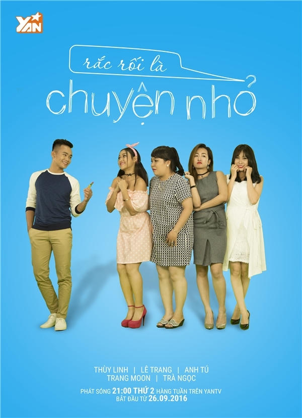 Poster sitcom Rắc rối là chuyện nhỏ.
