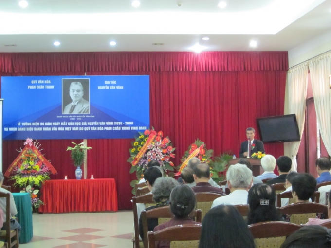 Ông Nguyễn Lân Bình, cháu nội cụ Nguyễn Văn Vĩnh.