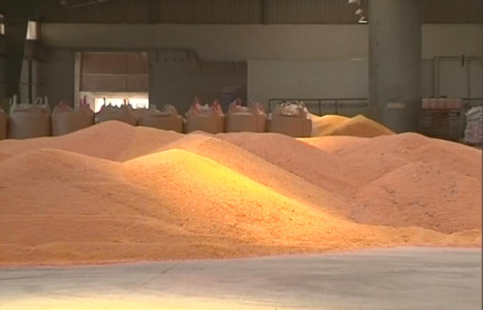 Kho đậu nành của Công ty Woosung.