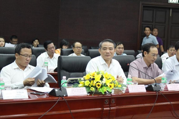 Bộ trưởng Bộ GTVT Trương Quang Nghĩa dẫn đầu đoàn công tác làm việc tại Đà Nẵng.