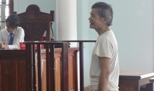 Bị cáo Cao Sáu Nhỏ tại tòa.