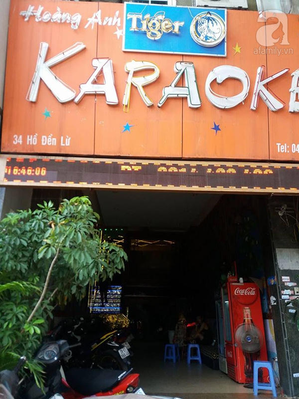 Quán karaoke nơi người nhà nạn nhân tố xảy ra sự việc.
