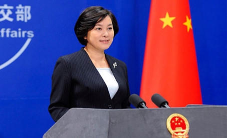 Phát ngôn Bộ Ngoại giao Trung Quốc Hoa Xuân Doanh. (Ảnh: Bộ Noại giao Trung Quốc)