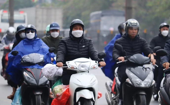 Không khí lạnh tràn về miền Bắc