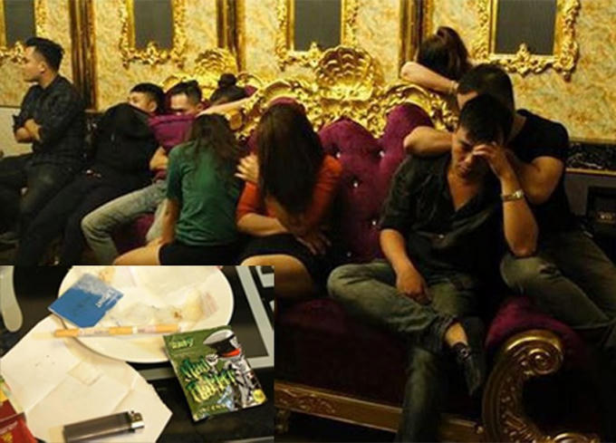 Các đối tượng và tang vật (Ảnh trích nguồn intrenet).