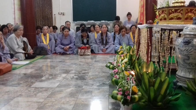 Lễ kính mừng Phật đản tại chùa Cát Linh được kết thúc lúc 10h sáng nay 15/5.