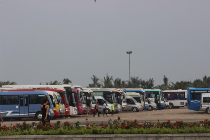 Bãi đỗ xe ô tô dần được phủ kín.