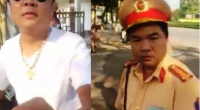 Sự việc xảy ra ngày 30/05/2017 sau đó được phát tán trên mạng (ảnh cắt từ clip).