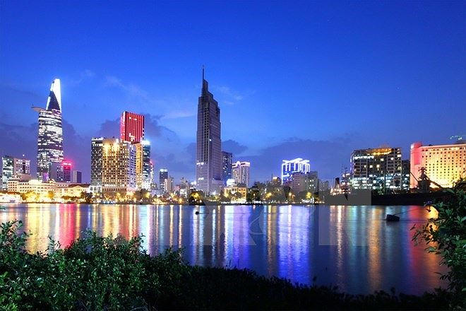Phong cảnh Thành phố Hồ Chí Minh. (Nguồn: TTXVN)