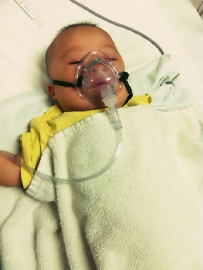 Bé Chung đang trong tình trạng nguy kịch: Sức khỏe yếu, khó thở,...