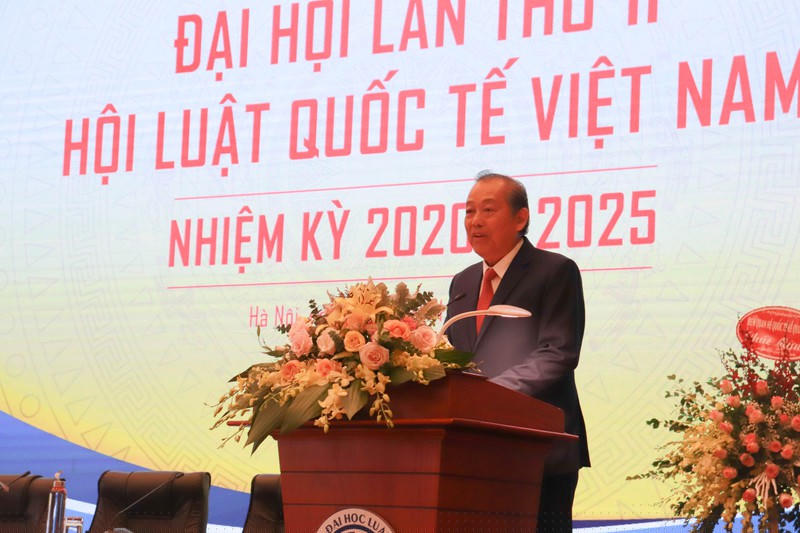 Phó Thủ tướng thường trực Chính phủ Trương Hoà Bình phát biểu chỉ đạo Đại hội.