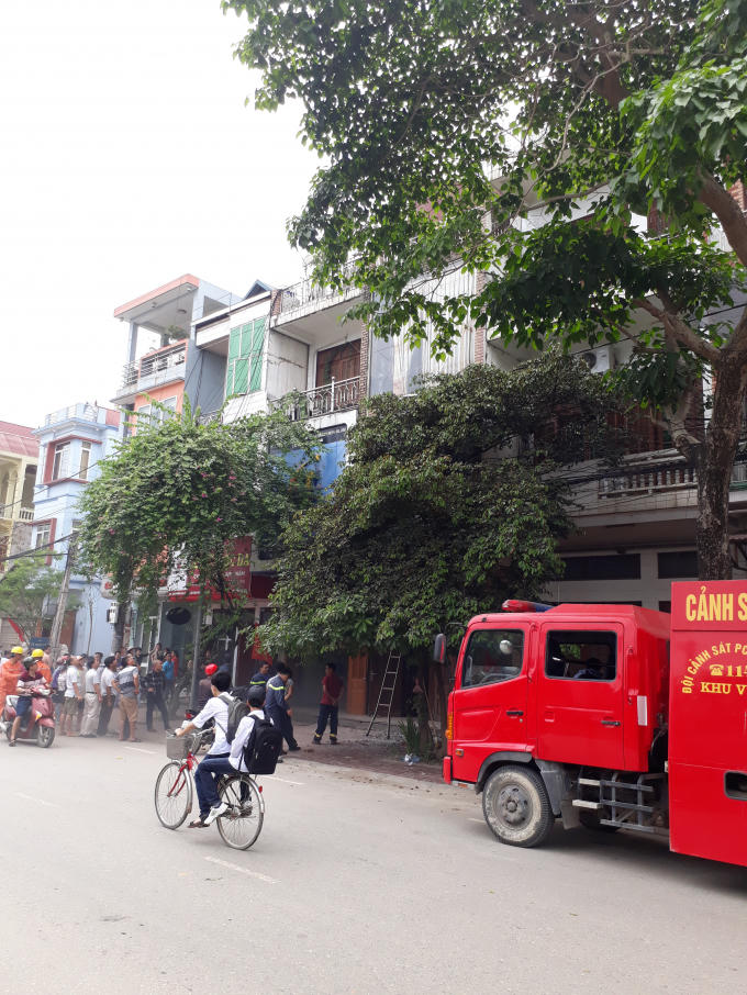 Hiện trường xảy ra vụ việc.