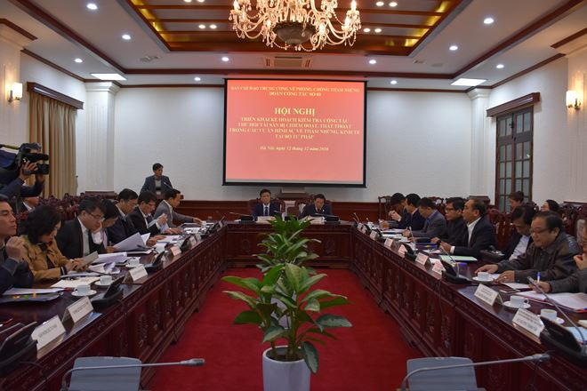 Kiểm tra công tác thu hồi tài sản tham nhũng tại Bộ Tư pháp