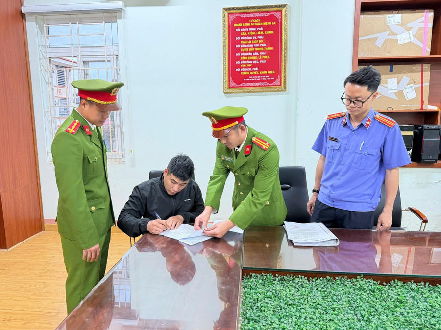 Tại cơ quan CSĐT, đối tượng Khánh đã thừa nhận hành vi phạm tội của mình.