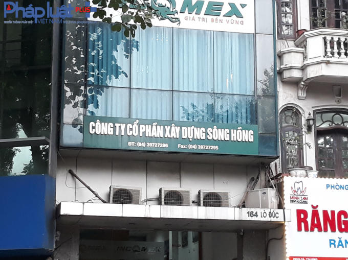 Địa chỉ công ty tại 164 phố Lò Đúc, quận Hai Bà Trưng, Hà Nội.