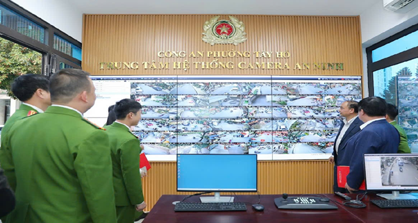 Trung tâm Camera phường Tây Hồ.