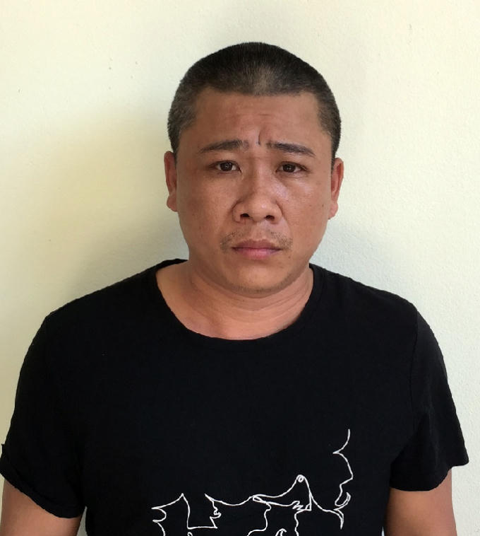 Phạm Đức Hưng bị lực lượng chức năng tạm giữ để điều tra.