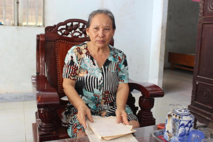 Bà Năng ngược xuôi đòi quyền lợi đến nay đã hơn 30 năm nhưng chưa được giải quyết thỏa đáng.
