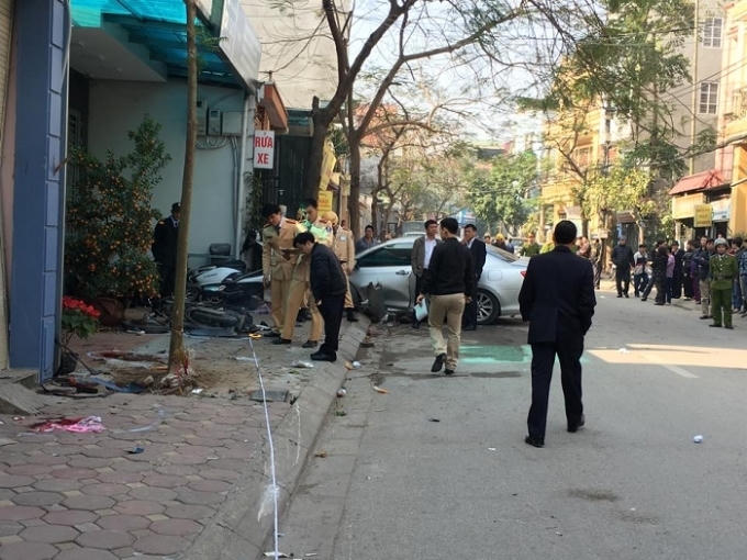 Hiện trường nơi xảy ra sự việc