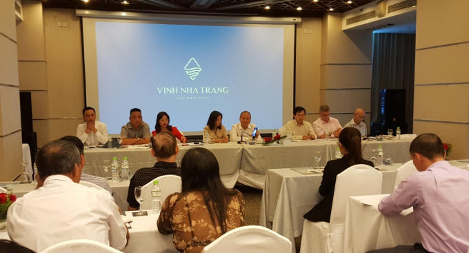 Quang cảnh buổi gặp gỡ báo chí của Công ty Vinh Nha Trang