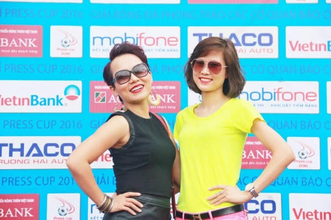 Thái Thùy Linh hội ngộ với Quả bóng vàng- Hoa khôi Ngọc Châm