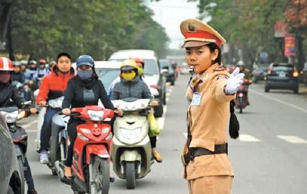 Đảm bảo trật tự ATGT dịp cuối năm. Ảnh: Internet.