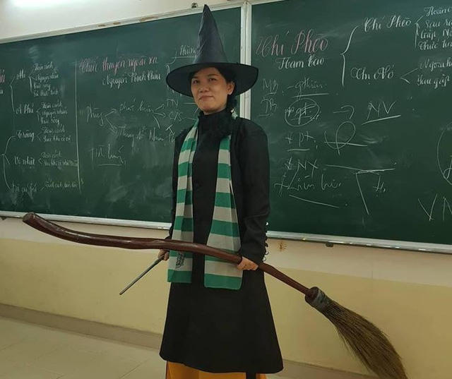 Sự phá cách của cô giáo khiến học trò hứng thú, vui vẻ lấy lại tinh thần học tập (ảnh chia sẻ từ mạng xã hội)