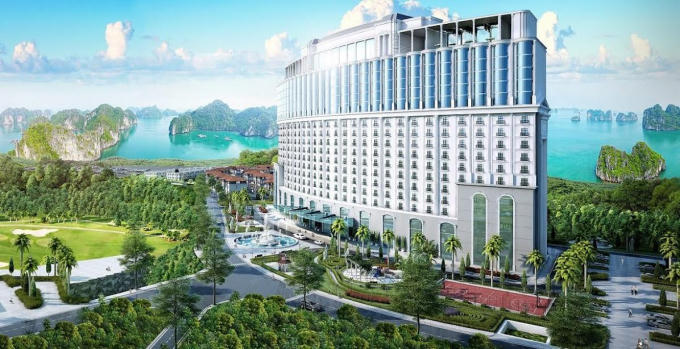 Phối cảnh chung của FLC Grand Hotel Hạ Long
