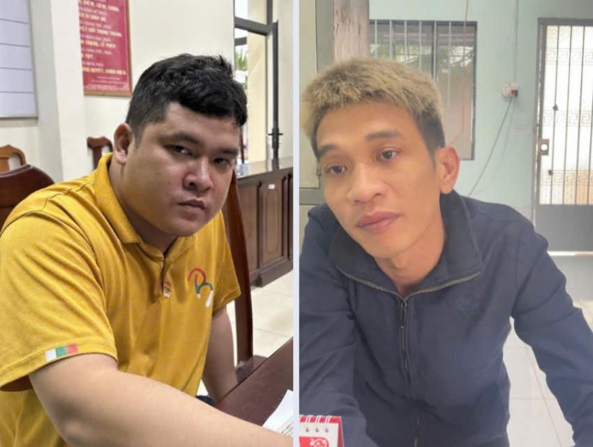 Các đối tượng bị bắt giữ.