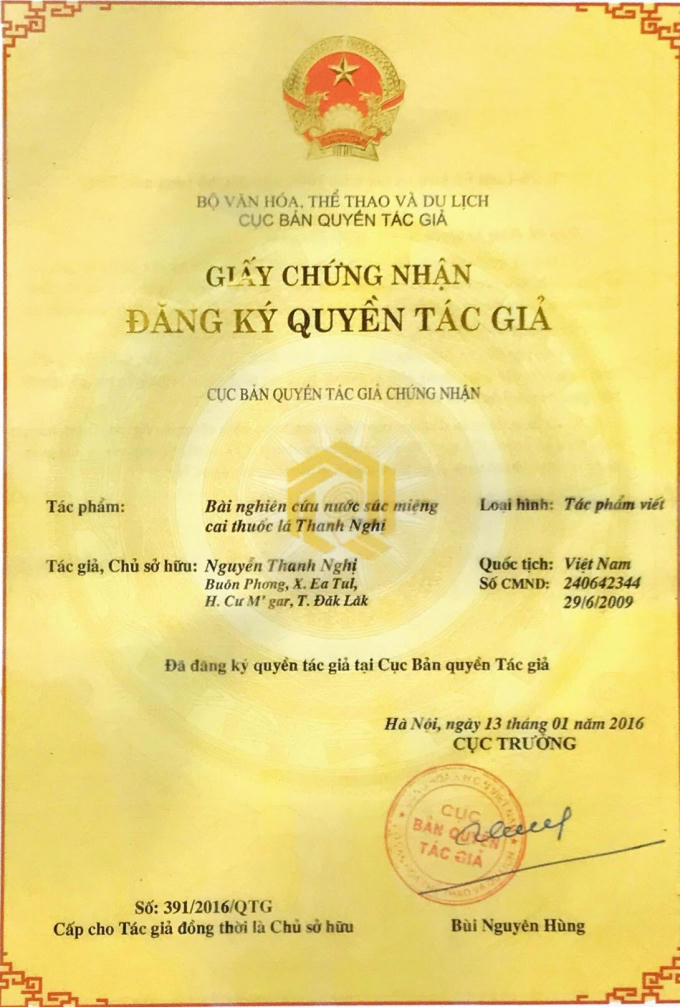 Khuyến mại hot nhất dịp cuối năm từ C&ocirc;ng ty Thanh Nghị - Cai thuốc liền tay