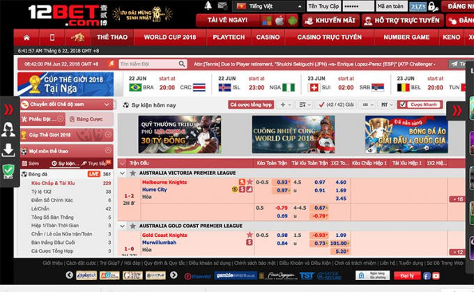 Đường dây cá độ “khủng” thông qua trang mạng 12bet.com tại Việt Nam đã bị Bộ Công an đánh sập.