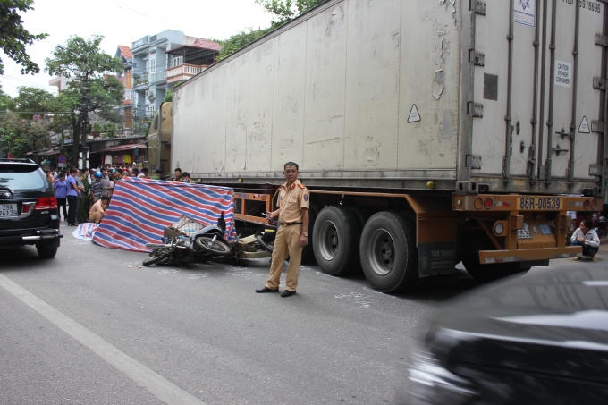 Hiện trường vụ tai nạn tại km21.