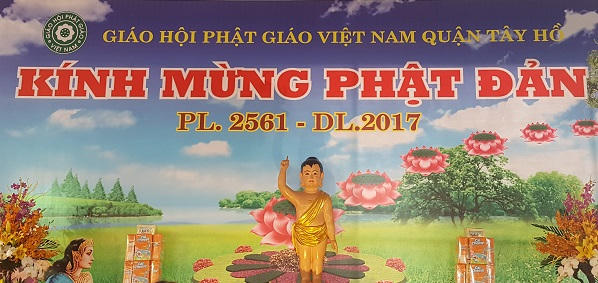 Giáo hội Phật giáo Việt Nam quận Tây Hồ kính mừng Phật đản.