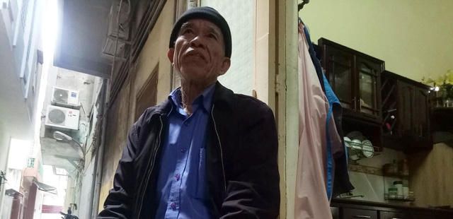 Ông Nguyễn Bốn, một trong những người chứng kiến buổi khám xét nhà ông Vũ.