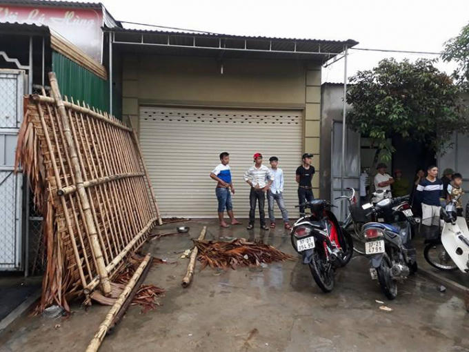 Căn nhà trọ nơi nghi phạm D sinh sống (ảnh Tiến Thành).
