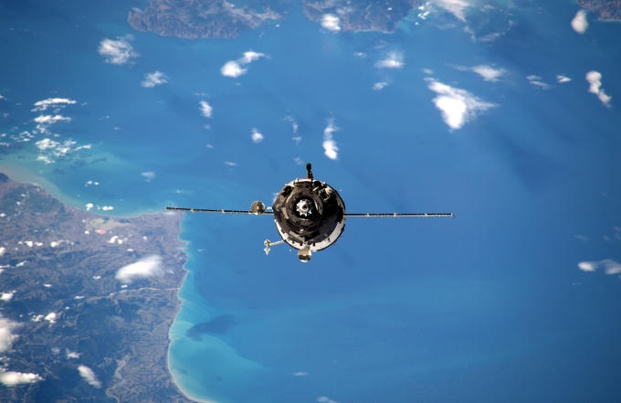Tàu vũ trụ Soyuz 46S. (Ảnh: NASA)