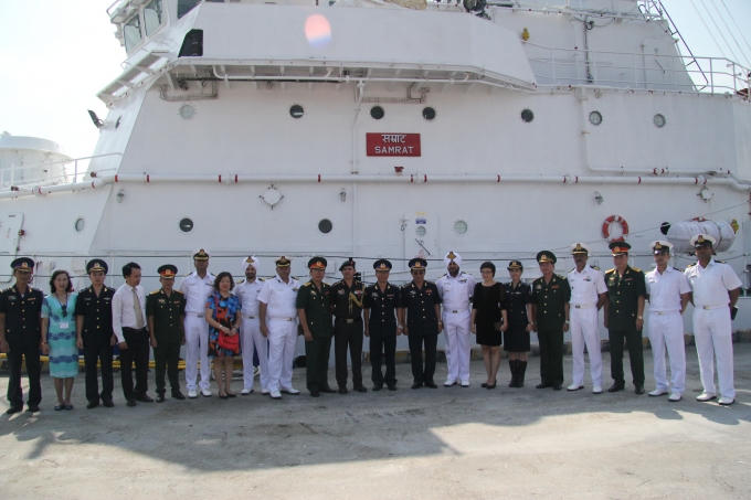 Trong những ngày tới, lực lượng cảnh sát biển 2 nước sẽ có các buổi diễn tập chung. Ảnh Cao Long