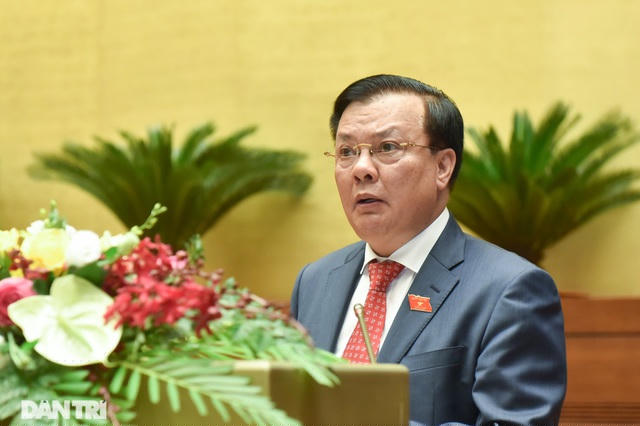 Bộ trưởng Bộ Tài chính Đinh Tiến Dũng (ảnh: Quốc Chính)