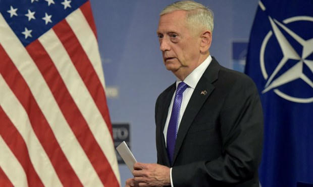 Bộ trưởng Quốc phòng Mỹ James Mattis. (Ảnh: Reuters)