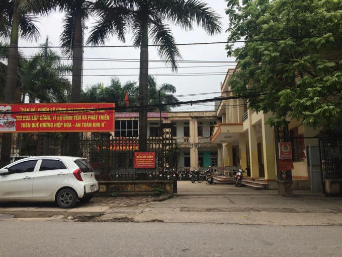 Trụ sở Công an huyện Hiệp Hòa.
