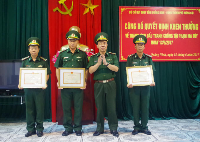 Bộ chỉ huy BĐBP tỉnh Quảng Ninh khen thưởng kịp thời