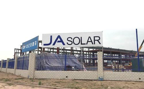 Dự án nhà máy sản xuất tấm Silic của Công ty JA Solar Việt Nam.