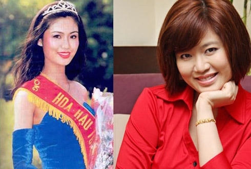 Hoa hậu Thu Thủy ngày ấy – bây giờ.