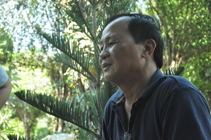 Ông Tấn chia sẻ với phóng viên.